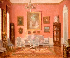 Bronisława RYCHTER-JANOWSKA (1868-1953), Paryski salon, 1908