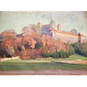 Stanisław KLIMOWSKI (1891-1982), Schloss in Wiśnicz, 1928