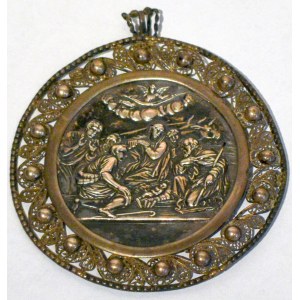 MEDAL FOR CHRISTMAS, Poland, 1st half of the 19th century, MEDAL FOR CHRISTMAS, Poland, 1st half of the 19th century.