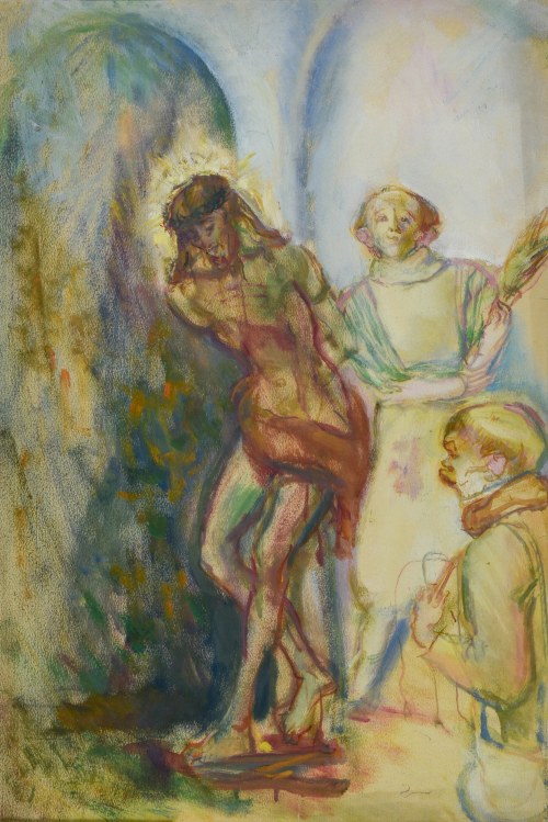Kasper POCHWALSKI (1899-1971), Biczowanie Chrystusa, ok. 1955