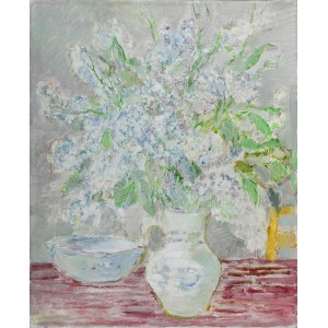 Henryk KRYCH (1905-1980), Flowers and a bowl
