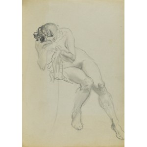 Kasper POCHWALSKI (1899-1971), Nude of a woman on a chair, 1941