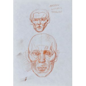 Dariusz KALETA Dariuss (b. 1960), Sketch of heads