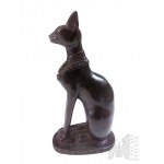Plaster Figure of Cat, Egyptian Goddess Bastet