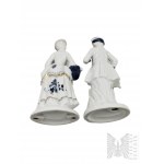 Paar Porzellanfiguren - Mann und Frau im Rokoko/Sentimentalstil