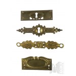 Set of Nine Old Metal Keys.