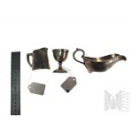 Austria/Niemcy, XIX/XX w. - Zestaw Trzech Platerów: Krupp Berndorf, Hutschenreuther