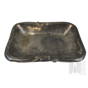 Plated Rectangular Tray with Ornament