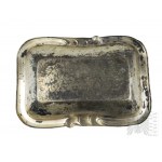 Plated Rectangular Tray with Ornament