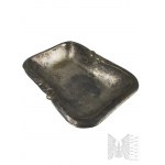 Plated Rectangular Tray with Ornament