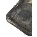 Plated Rectangular Tray with Ornament