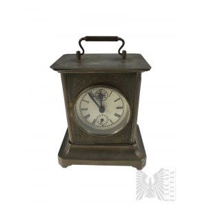 German Empire - Junghans (?) Type Kareciak Clock with Metal Case.