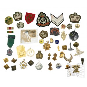 Set of Foreign Badges, Insignia and Patches - British, Irish Others
