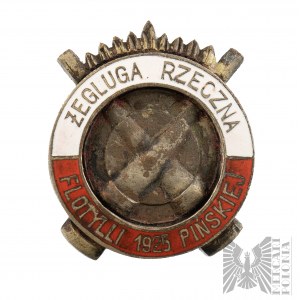 IIRP River Shipping Badge of the Pinsk Flotilla 1925 - Copy.