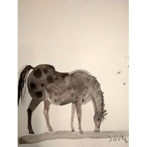 Jozef Wilkoń (b. 1930 ), Magpie, 2022