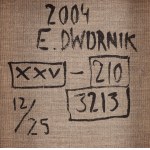 Edward Dwurnik (1943 Radzymin - 2018 Warschau), Bild Nr. 210 aus dem Zyklus XXV, 2004