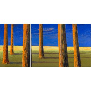 Jacek Ziemiński (nar. 1953, Varšava), Stromy - triptych, 1995