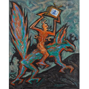 Krzysztof Skarbek (b. 1958, Wroclaw, Poland), My TV Monster, 1990