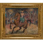 Eugeniusz Geppert (1890 Lviv - 1979 Wroclaw), Dancer on horseback, 1956