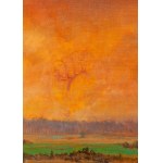 Michal Zawada (b. 1985, Krakow), Landscape with forest fire and fist, 2020