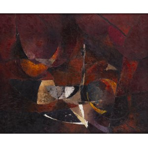 Ryszard Zając (1929 Kosów - 2016 Warsaw), Red Composition, 1968