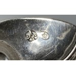 Spain, shell-shaped platter, silver