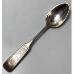 Poland, silver spoon with Starykoń coat of arms, Ludwik Nast, 1884, Warsaw