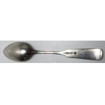 Poland, silver spoon with Starykoń coat of arms, Ludwik Nast, 1884, Warsaw
