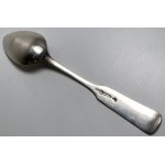 Poland, silver spoon with Starykoń coat of arms, Ludwik Nast, 1884, Warsaw