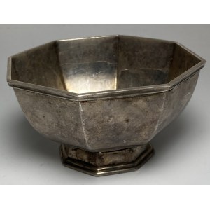 Europe, octagonal silver platter