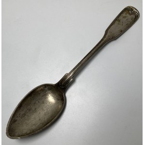 Germany, silver table center spoon, second half of the 19th century