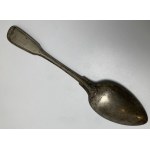 Germany, silver table center spoon, second half of the 19th century