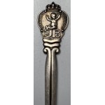Holandia, srebrna łyżeczka jubileuszowa z okazji narodzin Beatrycze, 1938