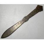Švédsko, pamětní papírový nůž, 1. polovina 19. století