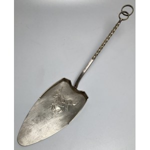 USSR, silver cake spatula, Sverdlovsk (Yekaterinburg)