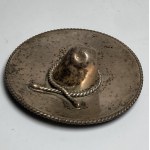 Meksyk, srebrna ozdoba w formie sombrero, XX wiek