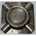 Asia, silver ashtray with Trade Dollar 1897 coin, 20th century