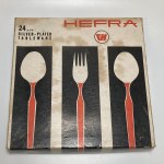 People's Republic of Poland, cutlery set in original cardboard box - Eastern pattern, Hefra