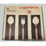 PRL, cutlery set in original cardboard box - English pattern, Hefra