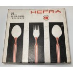 People's Republic of Poland, cutlery set in original carton - American pattern, Hefra