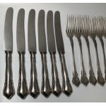 Germany, silver cutlery set, 1st third of 20th century