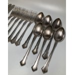 Germany, silver cutlery set, 1st third of 20th century