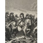 Polska, rycina Pole Bitwy pod Eylau (Iławą Pruską), Hermann Hirsch Pinhas, I połowa XIX wieku