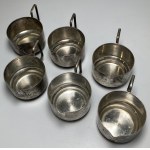 PRL, sada 6 stříbrných pohárů, Imago Artis, Krakov, 1963-1986