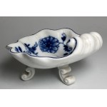 Germany, shell-shaped porcelain salt cellar, Meissen, 1815-1860