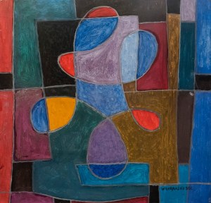 Marek Włodarski, Kompozycja abstrakcyjna, 1958
