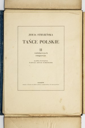 Zofia Stryjeńska, Tańce Polskie - teka z 11 rotograwiurami, Kraków 1929, 1929