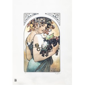 Alphonse Mucha, Früchte 1897 (18 von 100), 21. Jahrhundert.