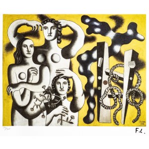 Fernand Léger, Kompozícia s tromi postavami (195 z 300), 80. roky 20. storočia, edícia Artis