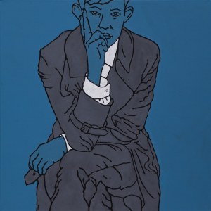 Marcin Lenczowski, Niebieski #1 /Blue boy/, 2011